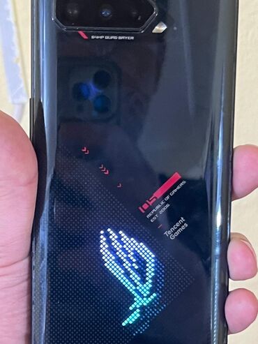 asus zenfon: Asus ROG Phone 5, Колдонулган, 256 ГБ, түсү - Кара, 2 SIM