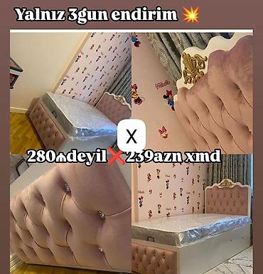 - Məhsul: Tək nəfərlik çarpayı - Dizayn: Klassik-qabarıq kapitonaj