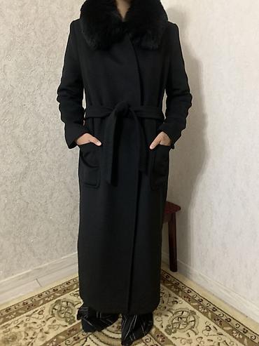 кардиган длинный: Пальто, Халат, Зима, Длинная модель, С поясом, M, L — 3
