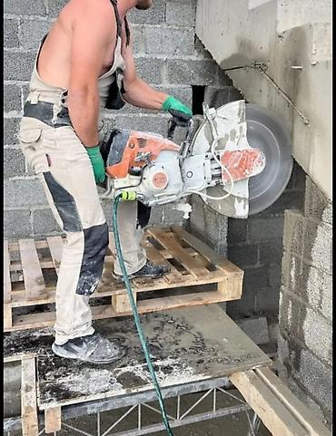 Услуги: Beton kəsmə və deşik açma xidməti - Armaturlu beton, daş, beton divar — 9