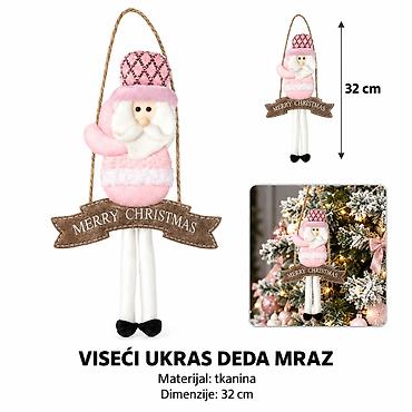KMT Viseći ukras Deda Mraz od tkanine 2905292 - Brend: Kmt style -