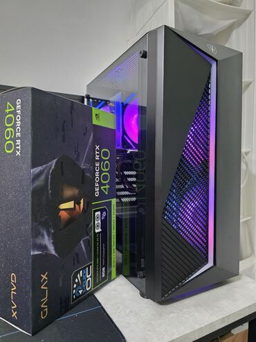 кампьютер: Компьютер, ядер - 8, ОЗУ 16 ГБ, Игровой, Б/у, Intel Core i7, NVIDIA GeForce RTX 4060, SSD