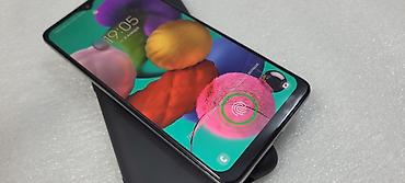 Samsung: Samsung Galaxy A51 5G, Б/у, 128 ГБ, цвет - Белый, 2 SIM — 1