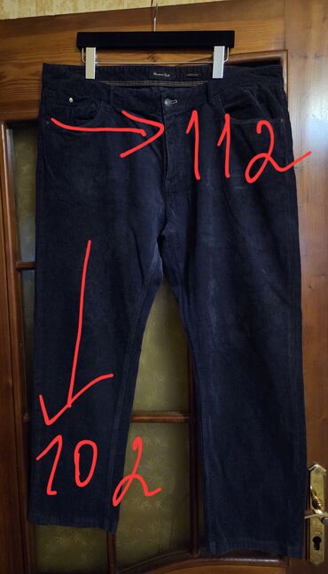 Şalvarlar: Klassik Şalvar, Massimo Dutti, rəng - Qara — 6