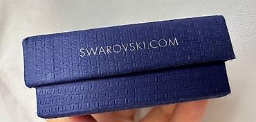 Bijuteriya: Swarovski kişi manjet düymələri - Brend: Swarovski (orijinal, loqolu) — 6