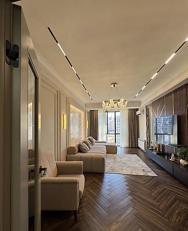 Продажа квартир: 3 комнаты, 131 м², Асанбай мкр Элитка, 8 этаж, Дизайнерский ремонт — 6