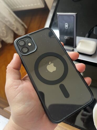 iphone batareya: IPhone 11, 64 ГБ, Черный, Отпечаток пальца, Беспроводная зарядка, Face ID