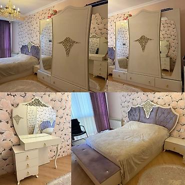 Yataq dəsti satılır 450₼. Matrası yoxdur. sandığı var. *Qiymeti