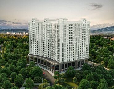 тц бишкек парк: 1 бөлмө, 61 кв. м, Элитка, 12 кабат, ПСО (өзү оңдоп түзөтүп бүтүү үчүн)