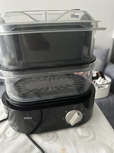 Техника для кухни: Braun damlama tipli qəhvə aparat və Braun buğda bişirən (steamer) – — 2