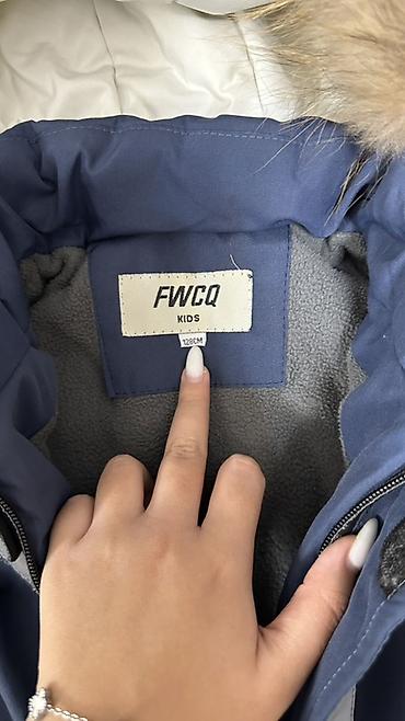 nike tech: Детский зимний комбинезон FWCQ Kids, рост 128 см. Б/у качество — 3