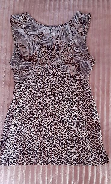 Qadın koftası – leopard və vəhşi təbiət naxışlarının kombinasiyası -