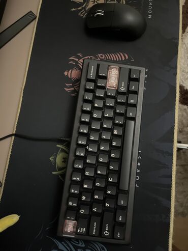 наушники с микрофоном для работы оператором: Клавиатура, Механикалык, Bluetooth, Зымдуу туташтыруу, Өлчөмү: 60%