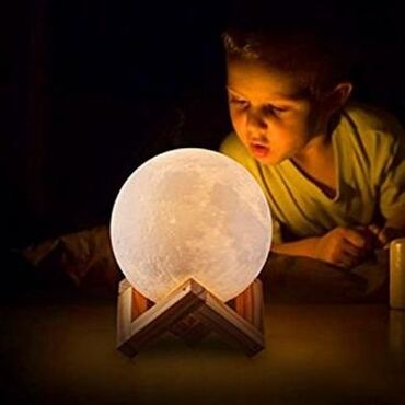 usb светильник: 3D Светильник! Ночник! Светодиодный шар Луна! Современное