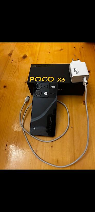 poco 6: Poco X6, 256 GB, rəng - Qara, Sensor — 1