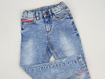 sukienka hello kitty: Spodnie jeansowe, Little kids, 3-4 lat, 104, stan - Idealny — 1