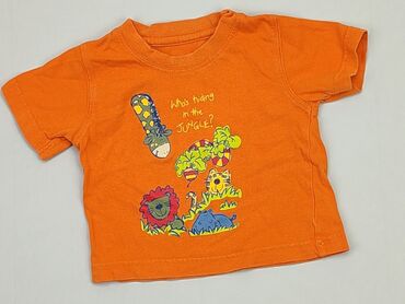 koszulka pomarańczowa: T-shirt, Mothercare, 3-6 months, condition - Good