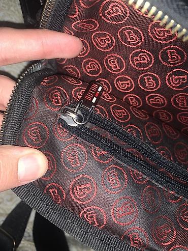 Барсетки: Сумка через плечо BUTUN, мужская - Материал: черная фактурная кожа с — 21