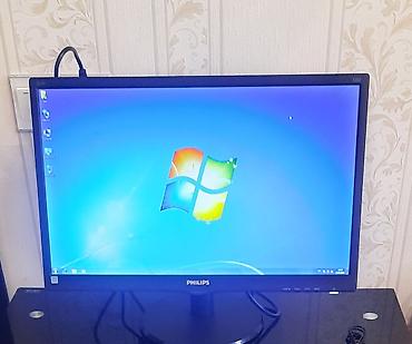 monitor acer: Philips LED monitor - Ekran diaqonalı: təxminən 22" (çərçivədə “22W” — 1