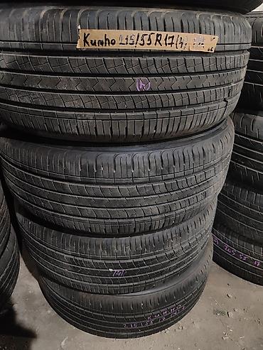 down pipe: Шины 215 / 55 / R 17, Лето, Б/у, Комплект, Легковые, Continental — 2