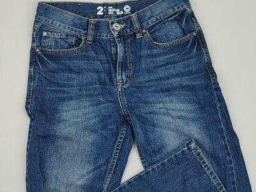 czarne spodnie mom jeans: Jeans, Cubus, 13 years, 152/158, condition - Good