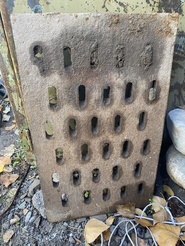 кафе на иссык куле: Чугунная колосниковая плита для печи/котла. - Материал: чугун -