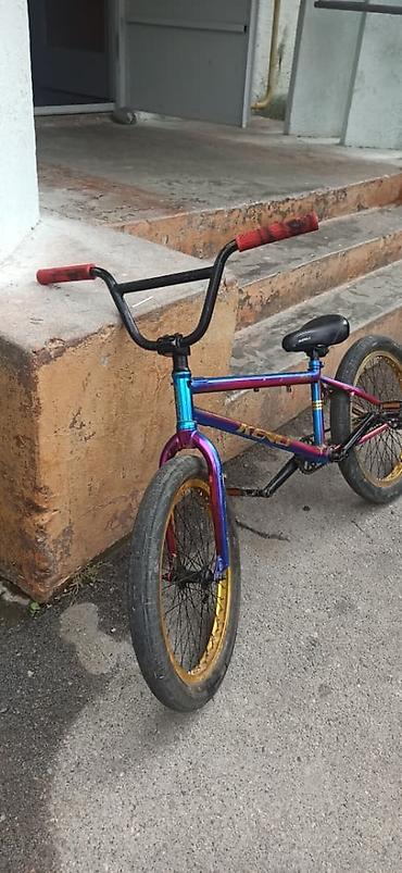 BMX велосипед для трюков - Рама из хромолибденовой стали с радужным