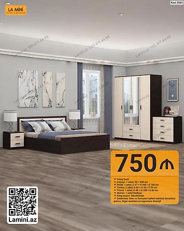 matras sumqayit: La Mini – Yataq Dəsti (Kod: 2065) Tərkibi və ölçülər: - Çarpayı: 1 — 1