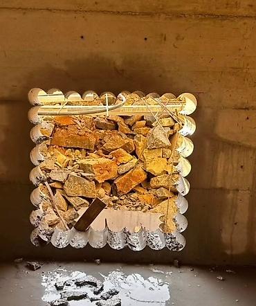 şəkili: Beton kesen beton kesimi armatur qarişiq betonlarin kəsilməsi — 5