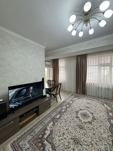 квартира батир: 3 бөлмө, 98 кв. м, Элитка, 10 кабат, Дизайнердик ремонт