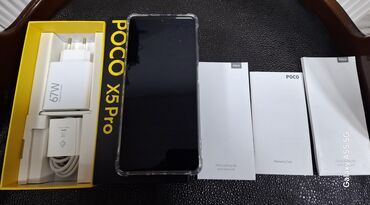 Poco: Poco X5 Pro 5G, 256 GB, rəng - Qara, Sensor, Barmaq izi, Sənədlərlə