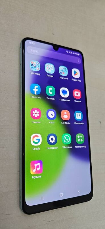 samsunk: Samsung Galaxy A22, 128 GB, rəng - Mavi, Sensor, Barmaq izi, İki sim kartlı