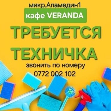 жумуш бишкек техничка: Талап кылынат Тазалоочу, Төлөм Күнүмдүк