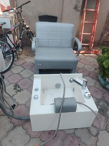 3 d rucka: Salon üçün yuyucu və pedikür avadanlığı dəsti Tərkib: - Saç yuma — 1