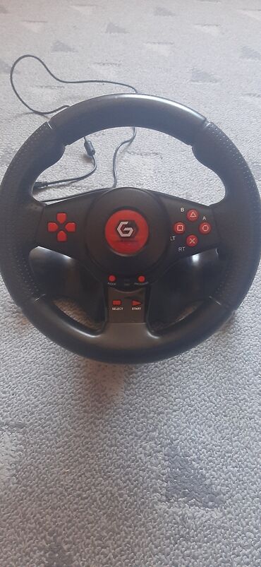 kolica za blizanci: Volan Gembird str-shockforce-ii Za PC i PlayStation,volan sve radi