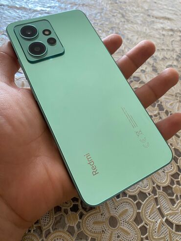 ıphone 12: Redmi Note 12, 128 GB, rəng - Yaşıl, Barmaq izi, İki sim kartlı