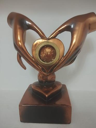 Ev üçün digər mebel: Suvener, demirden, çerçiveli şekil qoymaq olar hündürlük 25 sm — 4