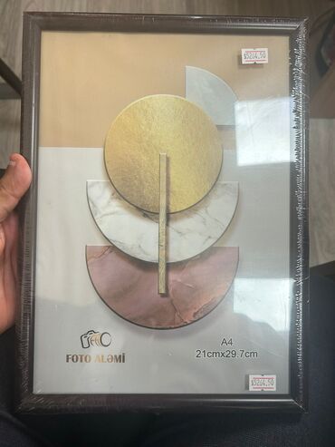 Şəkil və rəsmlər üçün çərçivələr: Çərçivə А4 (21 x 29.7 sm) — 4