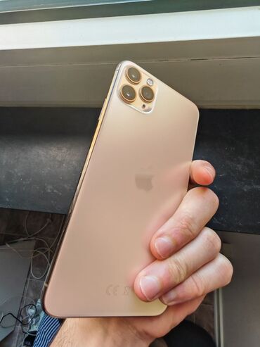 Apple iPhone: IPhone 11 Pro Max, 256 GB, Qızılı, Face ID