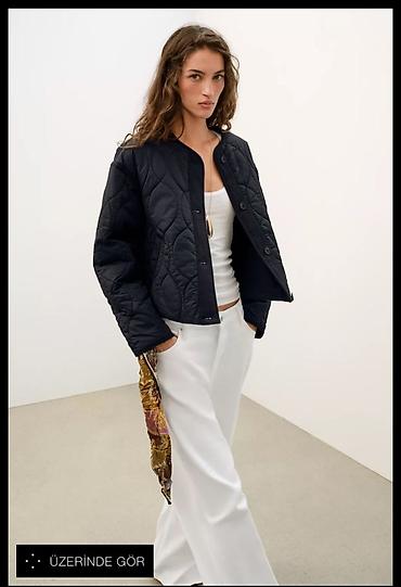 Üst geyimi: 🖤 ZARA qara quilted jaket — mövsümün hit modeli! Minimalist, amma çox — 1