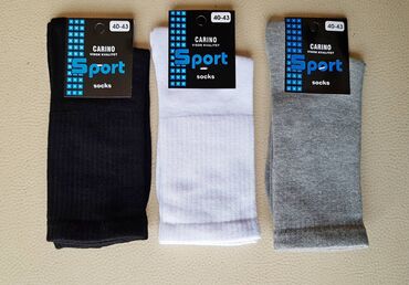 Čarape i donji veš: Čarape 40-43 i 43-46, sto posto pamuk Proizvedene u Srbiji 100% pamuk — 4