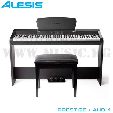 большое пианино: Цифровое фортепиано Alesis Prestige + AHB-1 Bundle Серия цифровых