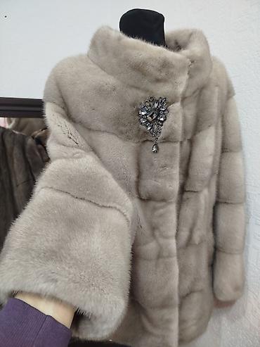 Шубы: Шуба, Норка, Короткая модель, Канада, L — 1