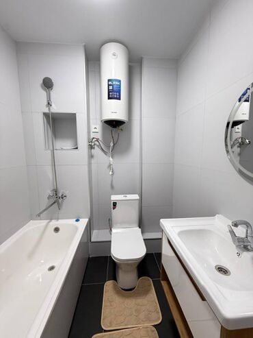квартира бишкек аренда долгосрочно дизель: 1 комната, 42 м², Элитка, 2 этаж, Евроремонт