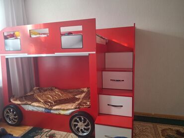 Sifarişlə çarpayılar: Oğlan üçün, İşlənmiş, Çarpayı, Siyirməli