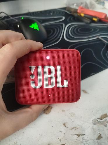 Audio: JBL GO 2 portativ Bluetooth akustika – qırmızı rəng - Kompakt kvadrat — 3