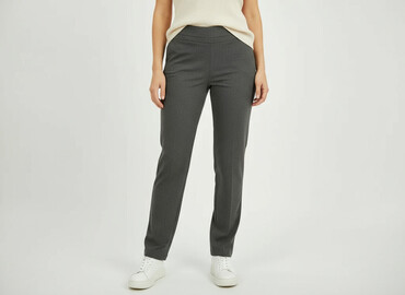 jeans mom slim fit stradivarius: Material trousers for women, size XS