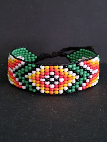 Narukvice: Podesiva narukvica, Handmade, Materijal: Kristal, Perlice — 3
