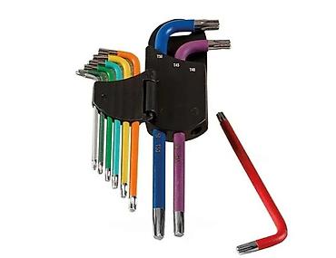 testera za trimer: KRAFT Werkzeuge – Set torx ključeva u obliku slova L, 9 delova - Tip — 1