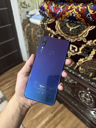 Xiaomi, Redmi Note 7, Б/у, 64 ГБ, цвет - Синий, 2 SIM